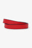 Hermès Red Leather Double Tour Bracelet