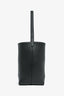 The Row Black Leather Medium N/S Park Tote