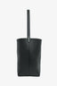 The Row Black Leather Medium N/S Park Tote