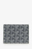 Goyard Grey Goyardine Victoire Companion Card Holder Bifold Wallet