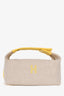 Hermès Beige/Yellow Canvas Bride-A-Brac Small Case