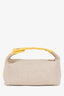 Hermès Beige/Yellow Canvas Bride-A-Brac Small Case