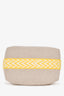 Hermès Beige/Yellow Canvas Bride-A-Brac Small Case