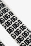 Dolce & Gabbana Black/White DG Logo Tie