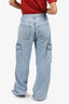 Agolde Blue Denim Cargo Jeans Estimated Size M