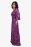 Ba&sh Purple Printed Dina Maxi Dress Size XS