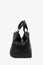 Christian Dior 2024 Black Macrocannage Calfskin Large Dior Toujours Bag With Pouch