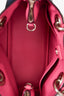 Christian Dior Navy/Pink Tri Colour Leather Mini Diorissimo Top Handle with Strap