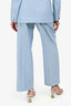 Sandro Blue Pleated High Waisted Pants Size 36