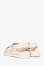 Gucci White Rubber Mini Double GG Buckle Sandals Size 38