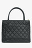 Pre-Loved Chanel™ 2002-03 Black Caviar Medallion Tote