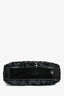 Pre-Loved Chanel™ 2011 Black Striped Sequins and Patent Leather Small Reissue Shoulder Bag