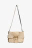 Celine Vintage Beige Suede C Macadam Messenger Bag