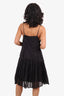 Isabel Marant Etoile Black Embroidered Tank Dress Size 36
