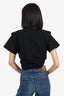 Isabel Marant Black Tie Detail T-Shirt Size S