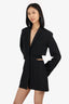 Jacquemus Black Le Splash Bari Cut-out Blazer Dress Size 36