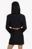 Jacquemus Black Le Splash Bari Cut-out Blazer Dress Size 36