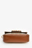 Gucci GG Monogram/Brown Leather 'Horsebit 1955' Small Shoulder Bag with Extra Strap