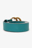 Gucci Blue Leather GG Marmont Belt