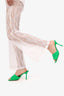 Bottega Veneta Green Padded Intrecciato Heeled Sandal Size 41