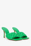 Bottega Veneta Green Padded Intrecciato Heeled Sandal Size 41