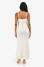 LPA White Knit Sleeveless Maxi Dress Size XS