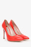 Miu Miu Red Patent Leather Pointed Toe Heels Size 36