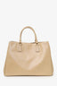Prada Beige Saffiano Leather Large Galleria Tote Bag