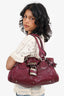 Chloe Burgundy Leather Medium Paddington Satchel