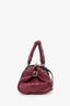 Chloe Burgundy Leather Medium Paddington Satchel