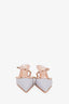 Valentino Lilac/Pink Leather Rockstud Mules Size 39