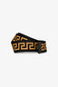 Versace Black/Brown Jacquard Canvas Belt