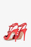 Valentino Red Leather Rockstud Rouge Heels Size 38.5