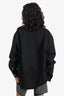 Raf Simons Black Denim Logo Patched Shirt Size M Mens