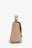 Gucci Taupe Chevron Leather Marmont Small Top Handle with Chain