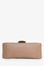 Gucci Taupe Chevron Leather Marmont Small Top Handle with Chain