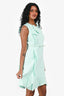 Giambattista Valli Mint Green Ruffle Sleeveless Dress Size S