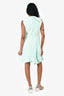Giambattista Valli Mint Green Ruffle Sleeveless Dress Size S
