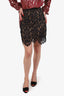 For Love & Lemons Black Lace Mini Skirt Size S