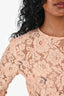 House of CB Orange Lace Jumpsuit Size S