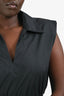 Rag & Bone Black Cotton Poplin 'Joan' Midi Dress Size XL