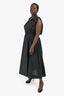 Rag & Bone Black Cotton Poplin 'Joan' Midi Dress Size XL