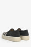 Brunello Cuccinelli Grey Canvas/Beaded Slip On Sneakers Size 38