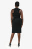 Gucci Black Scoop Neck Sleeveless Dress Size L
