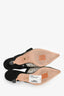 Christian Dior Black Polka Dot Mesh J'Adior Slingback Heels Size 36.5