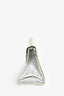 Christian Dior Silver Crinkle Leather 'Diorever' Medium Top Handle with Strap