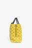 Louis Vuitton Green Leather Suede Monogram 'Veau Cachemire Tuetage' PM Tote
