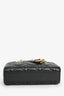 Christian Dior 2021 Black Cannage Leather Mini 'Lady D-Joy' Top Handle with Strap