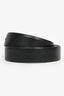 Salvatore Ferragamo Black Leather Logo Belt