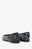 Pre-Loved Chanel™ Black/White CC Dots Print Ballet Flats Size 38.5